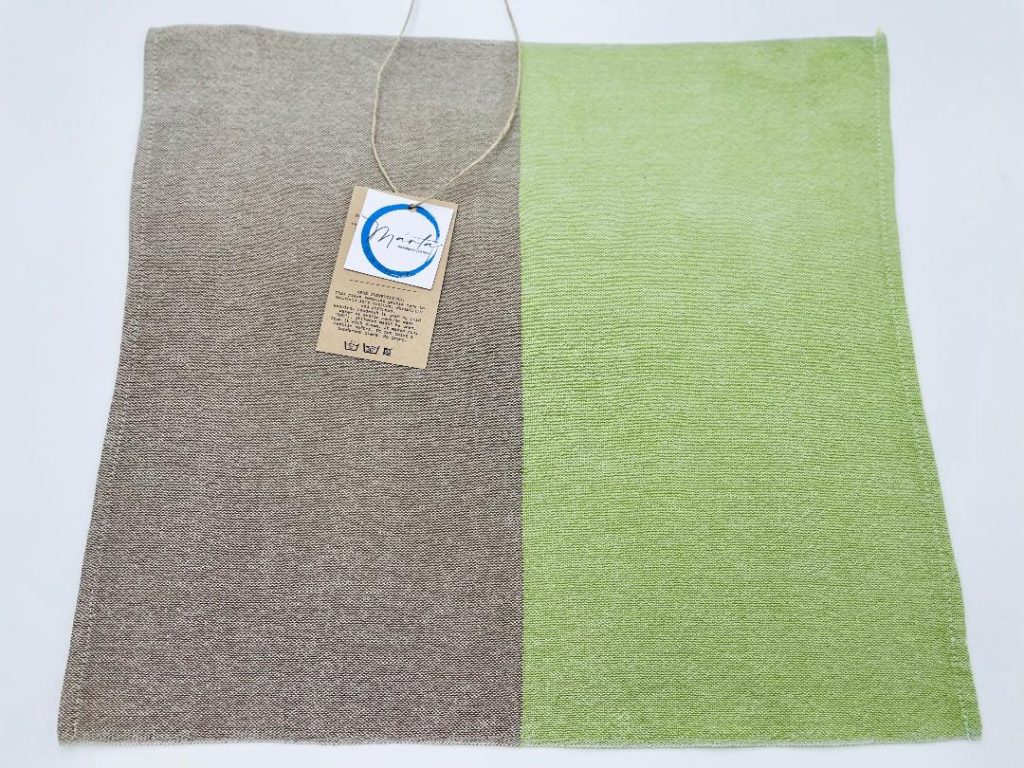 Lime-barna csomagoló textil kép 2
