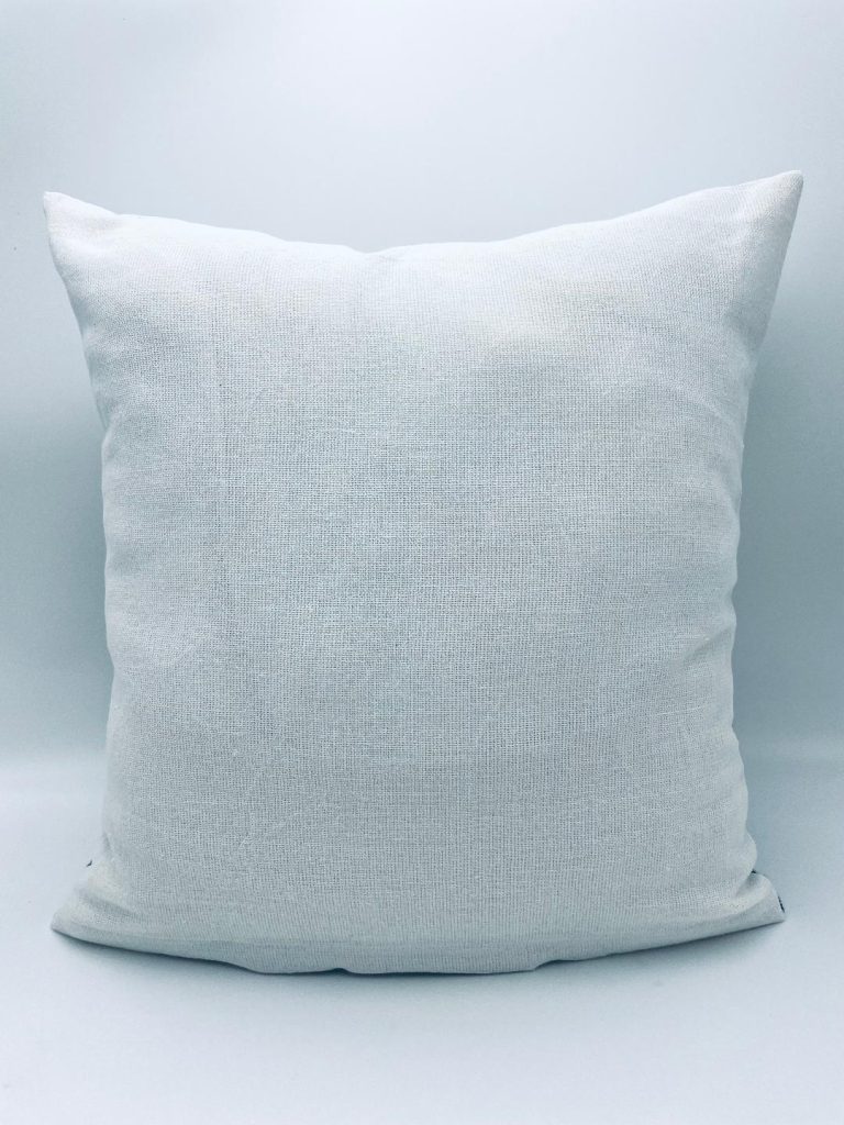 Színes gyapjú-fehér len díszpárnahuzat I. kép 3